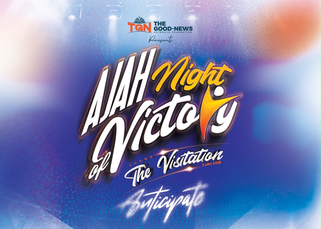 Ajah Night of Victory programme flyer