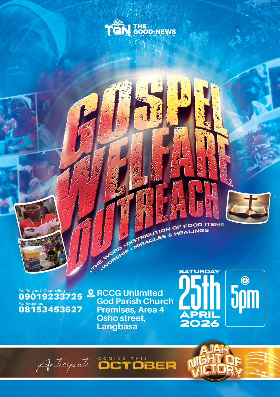 Langbasa RCCG outreach flyer
